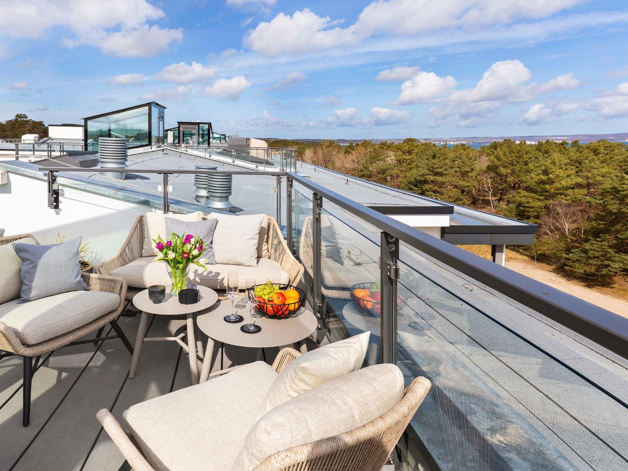 Fewo Prora - Deck54 Dachterrasse Binz Exteriör bild